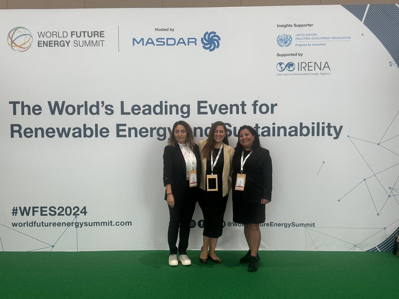 Eftal Efeçınar at the World Future Energy Summit, 2024